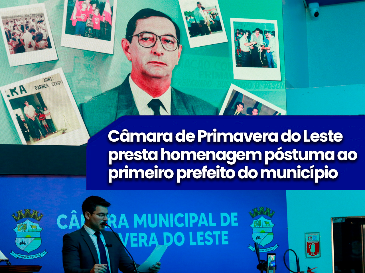 Câmara de Primavera do Leste presta homenagem póstuma ao primeiro prefeito do município