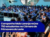 Campanha Maio Laranja reúne 750 estudantes na Câmara de Primavera do Leste