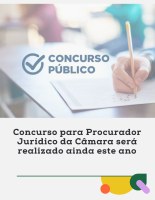 Concurso para Procurador Jurídico da Câmara sai ainda este ano