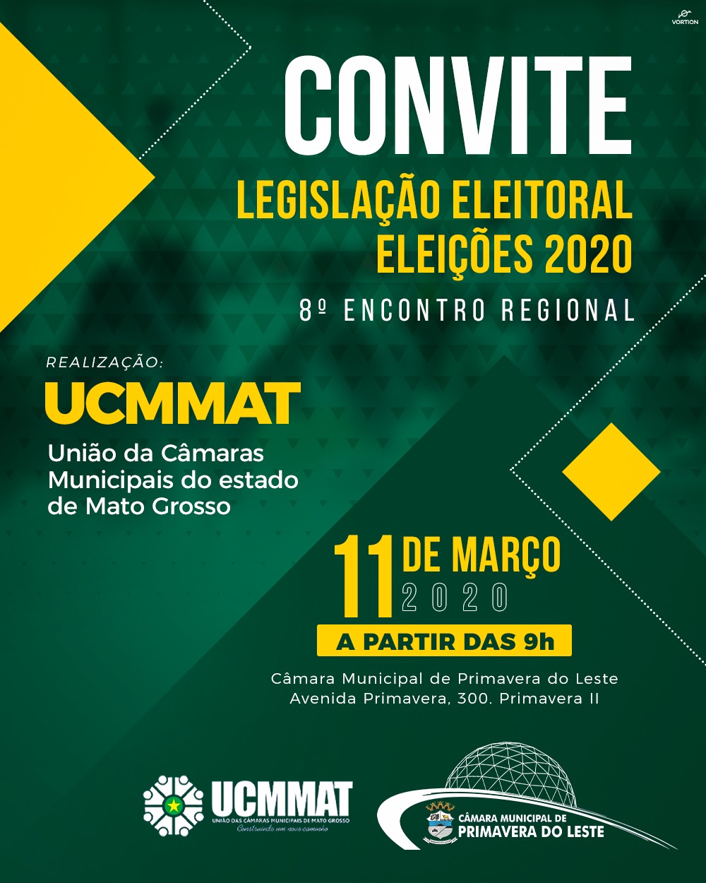 8º ENCONTRO REGIONAL - “LEGISLAÇÃO ELEITORAL - ELEIÇÕES 2020". 