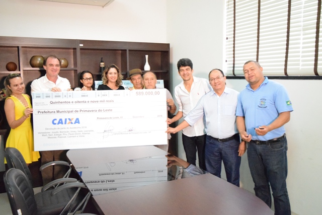 Câmara Municipal devolve mais de R$ 1.200.000,00 ao Executivo