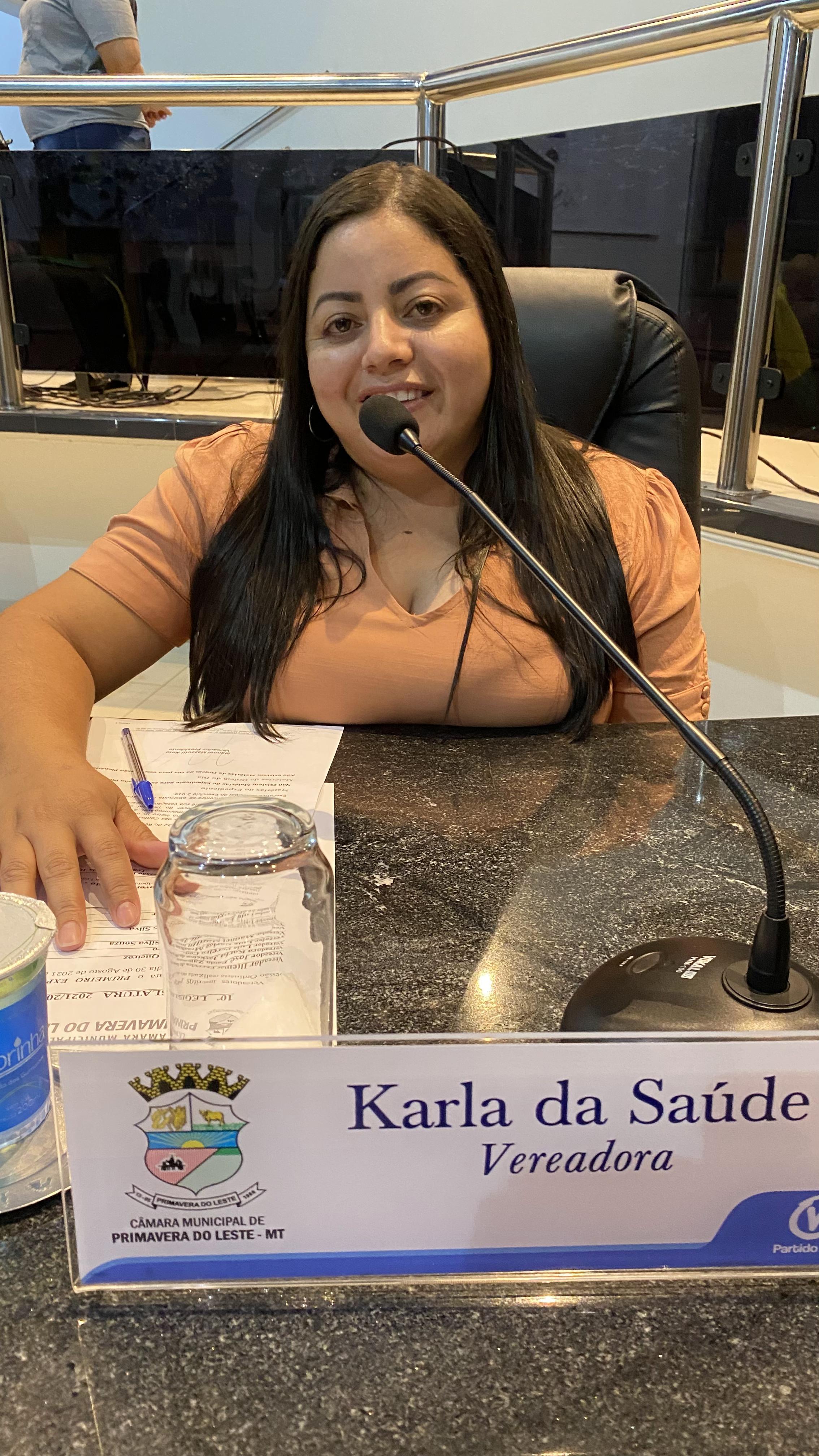 Karla: êxito pela gratuidade no transporte coletivo, agora pede a implantação de Centro Municipal de Imagem