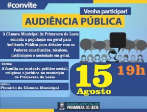 O papel da família na sociedade será tema de audiência pública nesta quarta-feira, 15