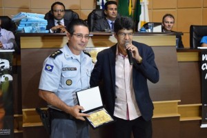 Presidente homenageia Ten.Cel. Marcio Thadeu