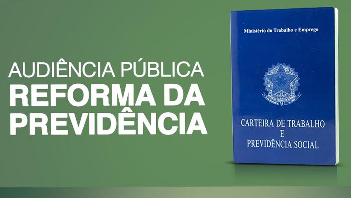 Reforma da Previdência é tema de audiência pública que será realizada nesta sexta-feira (14) na Câmara Municipal 