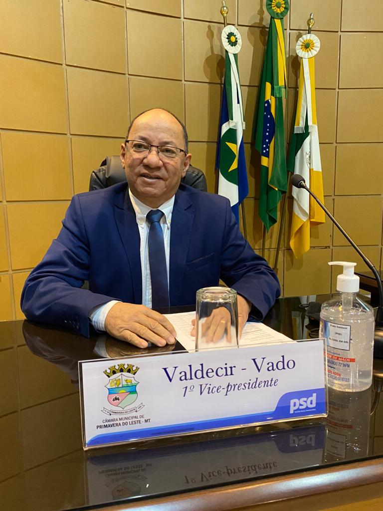 Vereador Vado assume presidência da Câmara e preside sessão ordinária   