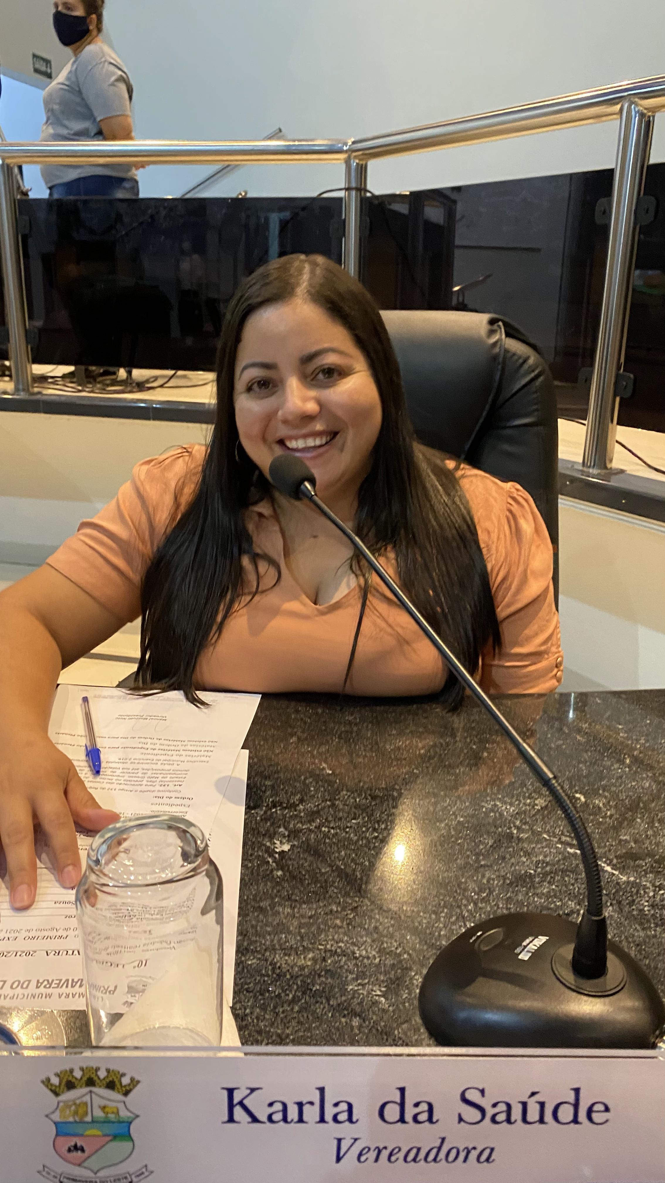 Vereadora Karla da Saúde defende mais investimentos em saúde mental          