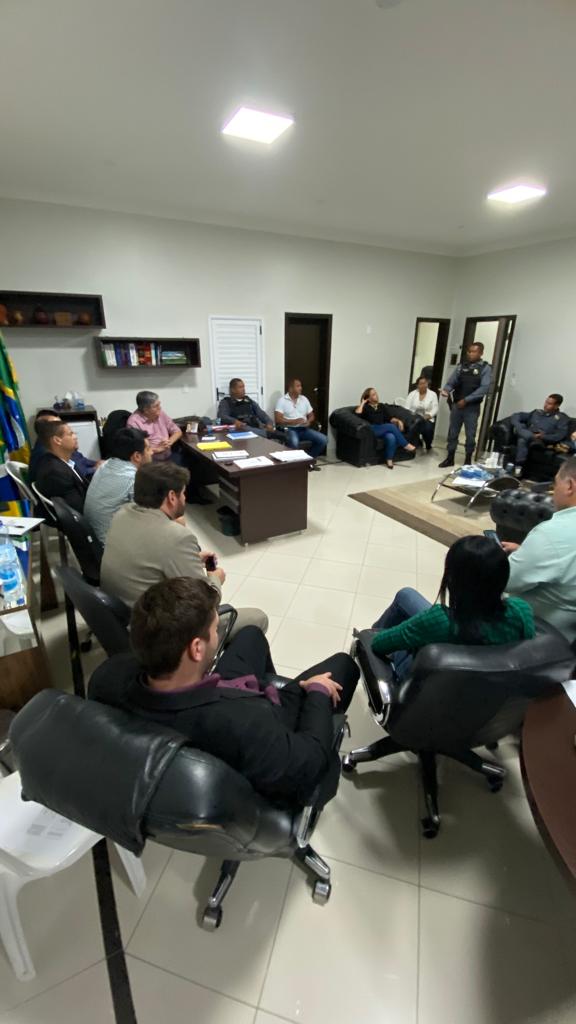 Vereadores aprovam PPA. Reforço na segurança pública foi tema de reunião