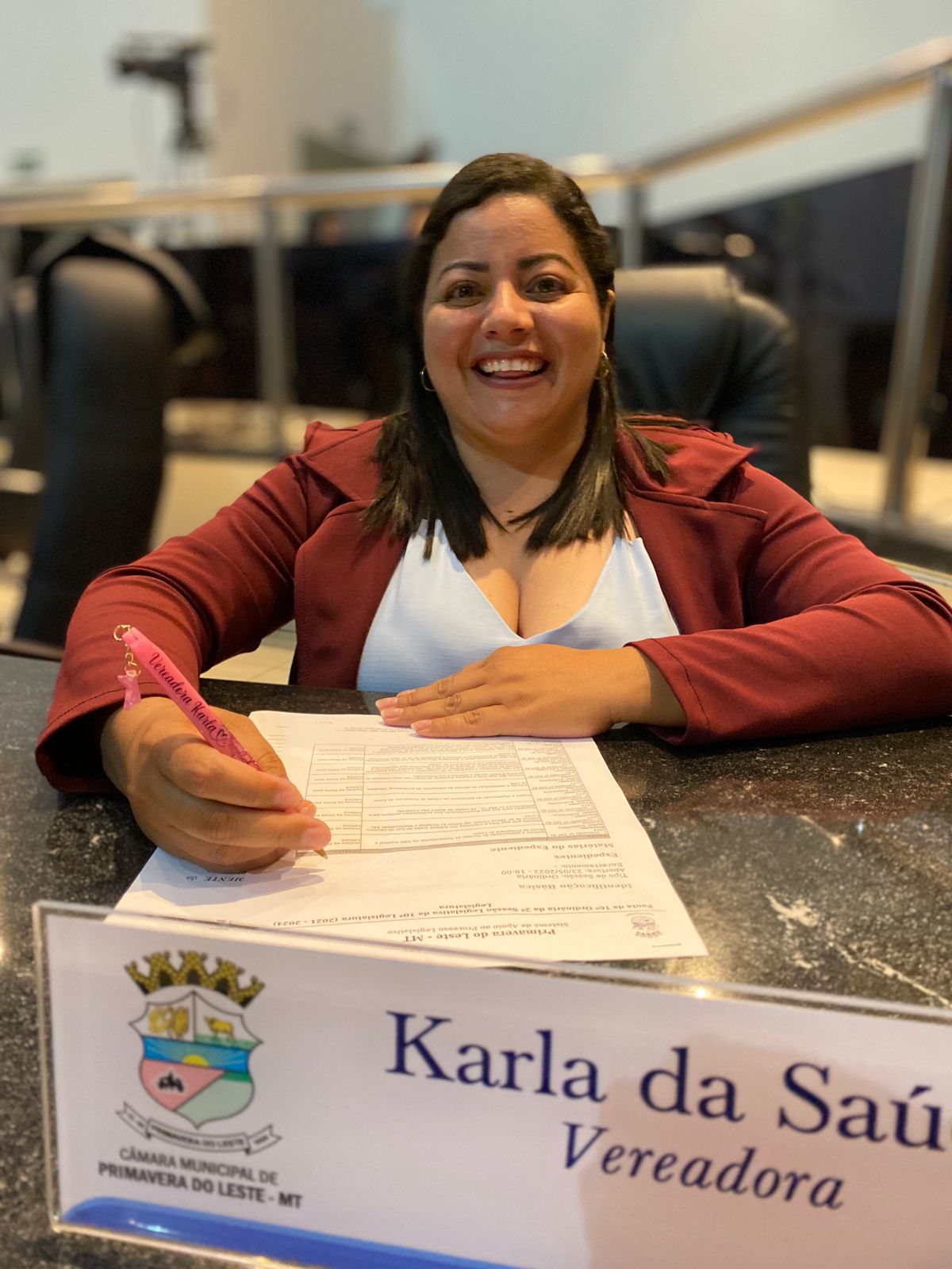 KARLA PARABENIZA AJUSTES NA SAÚDE E UNIÃO DA EQUIPE