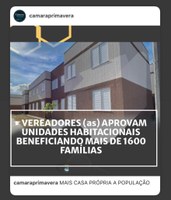 PARLAMENTARES APROVAM PL QUE BENEFICIA ACESSO DE 1600 FAMÍLIAS 