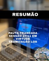 RESUMO SESSÕES DIA 17 E EXTRA DIA 23